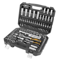 Комплект торцевых головок Tolsen Профи 1/2" и 1/4" 108 предметов (15144)