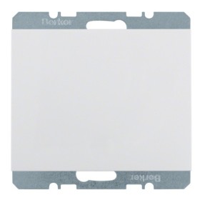 Заглушка з центральною панеллю полярна білизна Berker K.1