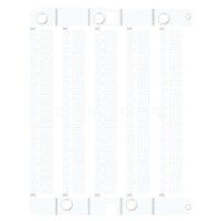 Маркувальна самоклеюча пластина ETI ES-TAP4090AW 40х90мм 2шт ПВХ біла (3903311)