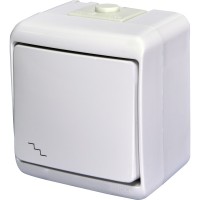 Вимикач прохідний Eti Hermetics VHE-3L IP54 з підсвічуванням білий (4668009)