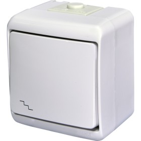 Вимикач прохідний Eti Hermetics VHE-3L IP54 з підсвічуванням білий (4668009)