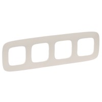 Рамка четырехместная Legrand Valena Allure слоновая кость