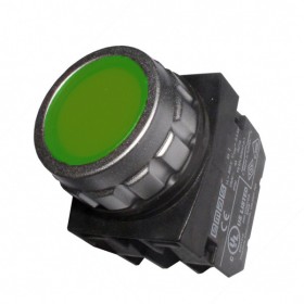 Натискна кнопка EMAS H102DY (1НО+1НЗ) зелена