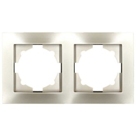 Рамка ELBI VEGA Silverline титан 2-на (510-011400-226)