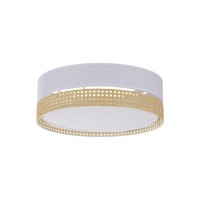 Люстра TK Lighting 6536 Paglia E27 4x15W IP20 біла