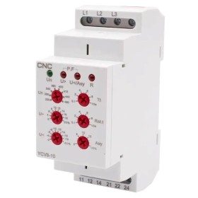 Реле контролю напруги CNC YCV8-10 M460 L1-L2-L3 АС 220-460В 2СО 8А АС1 250В/DC 24В (Б00045683)