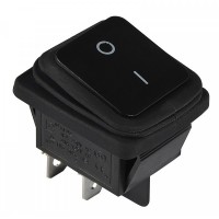 Переключатель Аско-Укрем KCD2-201W B/B (0-I) IP54 черный (A0140040113)