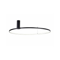 Люстра Zuma Line 89429-90BK Horik LED 1x40W 3000K/4000K/6000K 4400Lm IP20 чорна (5905316636514)