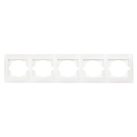 Горизонтальна 5-місна рамка Elcor Emily 9215 (211564) білий