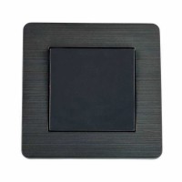 Вимикач Nilson Selene антрацит 1кл ( 23362501 )