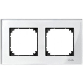 Рамка двойная M-ELEGANCE glass бриллиант Merten, MTN404219