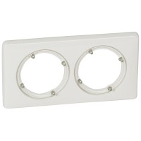 Двопостова рамка Legrand Celiane (069072) IP44 (білий)