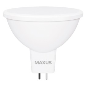Світлодіодна лампа Maxus MR16 GU5.3 7Вт 4100K 220В (1-LED-722)