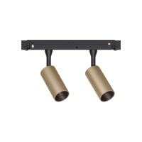 Магнітний трековий світильник Kloodi KDMG-SPOT30 2x3W 4K GD LED 480Lm IP20 золотий