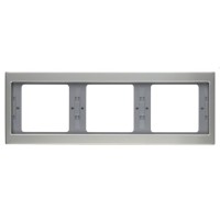 Рамка 3-местная, горизонтальная, нержавеющая сталь Berker K.1