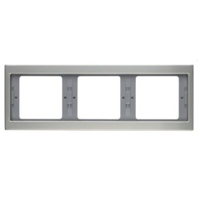 Рамка 3-местная, горизонтальная, нержавеющая сталь Berker K.1