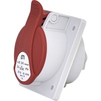 Встраиваемый силовой разъем ETI 004482080 EE-3243 IP54 (32A 400V 3P+PE)
