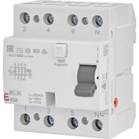 ПЗВ ETI EFI-P4 3P+N 63/0,03 AC 10кА (2061613)