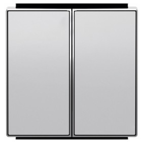 Двойная клавиша ABB Sky 8511 PL (серебро)