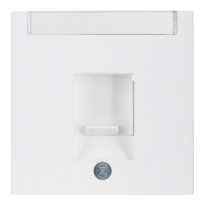 Накладка для супортів модуля RJ12/RJ45 полярна білизна матова Berker S.1/B.3/B.7
