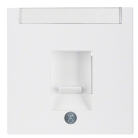 Накладка для супортів модуля RJ12/RJ45 полярна білизна матова Berker S.1/B.3/B.7
