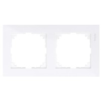 Двомісна рамка Schneider Electric M-PURE MTN4020-3625 активно-білий