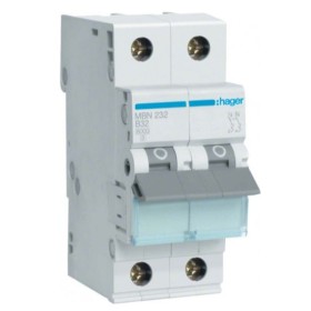 Автоматичний вимикач Hager MBN232 6кА B 32A 2P