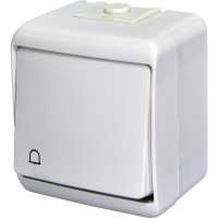 Кнопка дзвінок Eti Hermetics VHE-4 IP54 біла (4668003)