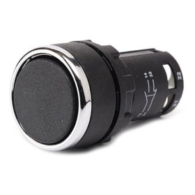 Кнопка моноблочна EMAS MB100DH (1НО) чорна