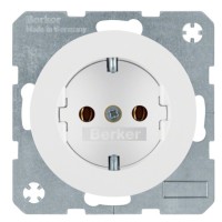 Розетка із з/к полярна білизна Berker Rx