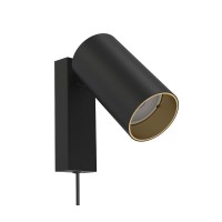 Бра, настінний світильник Nowodvorski 7765 Mono GU10 1x10W IP20 чорний