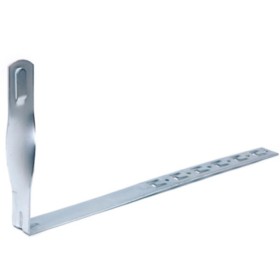 Стальний скручений тримач струмопровідного провідника DKC ND2206 Ø8мм під черепицю довжиною 330мм