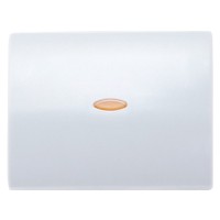 Клавіша однокнопкового вимикача Siemens Iris 18705-AL з підсвічуванням (слонова кістка)