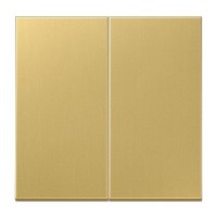 Подвійна клавіша Jung LS ME2995C латунь