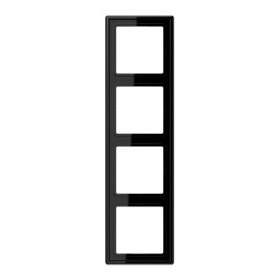 Рамка 4-постова Jung LS 990 LS984SWM чорна матова