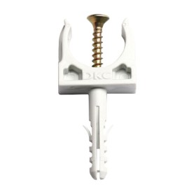 Забивний тримач із засувкою та дюбелем DKC 51320 Ø20мм
