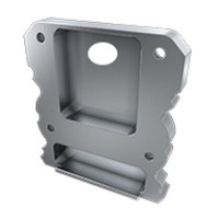 Заглушка Lumines для типу TALIA M1+TALIA з отвором срібло