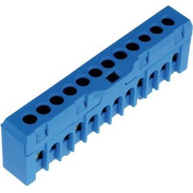 Електрична шина ETI 3903206 ESC-QBLOK7201 (синій 10/16мм² 12 підключень)