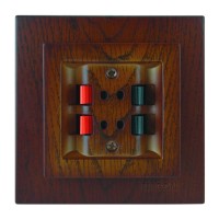 Розетка Nilson Touran горіх аудіо стерео ( 24271050 )