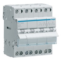 Перемикач Hager SFT440 4P 40А/400В 4м I-0-II