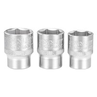 Набор торцевых головок Stanley FMMT17095-0 Maxi Drive с шестигранным профилем 3шт 21мм 22мм 24мм