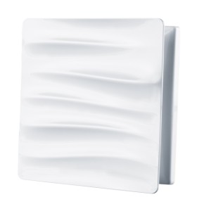 Решетка Vents МВ 100 Вейв белая 160х160