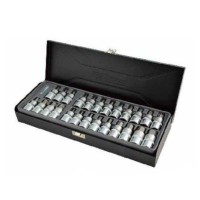 Набір головок зі вставками Whirlpower 1614-SK53 (23354) 1/2" Torx, Hex, Spline (25шт в металевому кейсі)