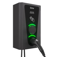 Комерційна зарядна станція Octa Energy SW214-S-C2 Smart Wall на 14кВт (розетка 1ф + Type 2)