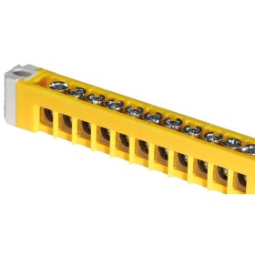 Шина заземления ETI 1101284 ERP-PE2 (для ERP «PE» 24М (жёлтая)