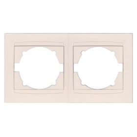 Двомісна горизонтальна рамка Elcor Emily 9215 (211556) (кремовий)