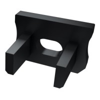 Заглушка Lumines для типа X с отверстием чёрный