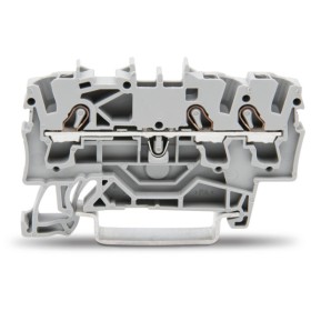 Триконтактна клема Wago 2002-1301 Topjob S 2,5-4мм² (сіра)