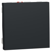 Одноклавішний вимикач Schneider Electric NU320654 (схема 1) 10А 2М (антрацит)