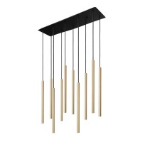 Подвесной светильник, люстра Nowodvorski 8924 Laser 490 G9 10x10W IP20 латунный